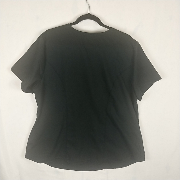Barco Grey's Anatomy Scrub Set Women 2xl Top and Jogger Pants Black Stretch - Picture 5 of 15